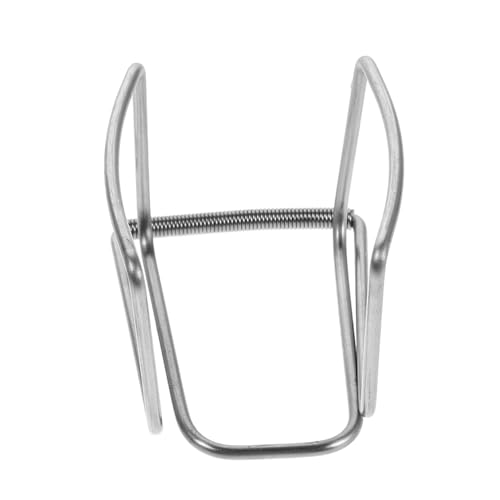 Hemoton Stainless Steel Golf Clip Holder Durable Paddle Tennis Ball Waist Clip Holder Essential Golf Accessories for Training and Practice