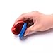 4 Pieces Wooden Castanet Wooden Finger Castanet Castanets Musical Instrument Percussion Instrument Finger Castanets Percussion Instrument with String, Red and Blue