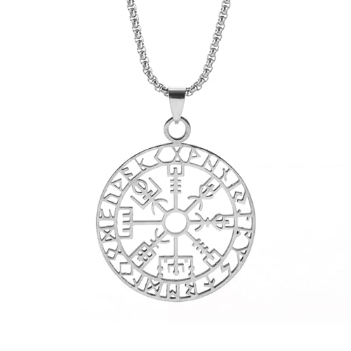 Collier pour homme amulette nordique boussole pour vos aventures du quotidien