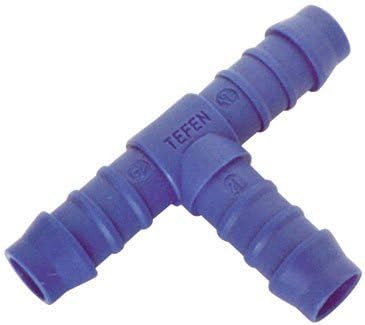 10mm Approx 3/8" T Piece Plastic Nylon Barbed TUBING Connector Equal TEE Fuel Pipe Joiner Hose Inline Repair TEFEN Brand - - Dispatch by First Class Post