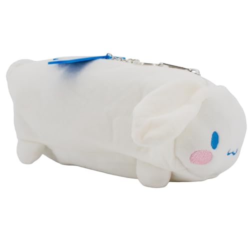 AI ACCESSORY INNOVATIONS Cinnamoroll Soft Plush Multi-Function Storage Case Hello Kitty Plush Bag Charm with 3D Features White