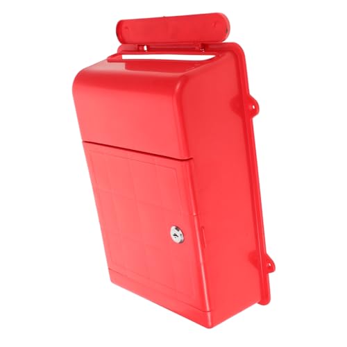 SHINEOFI Postale Per Esterni Serratura Postale Da Parete Decorativa Per Buste e Lettere Resistente in Polipropilene Design Parete