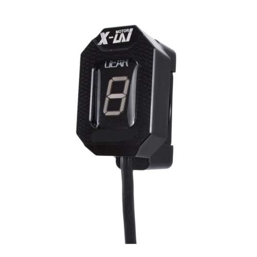 Indicateur vitesse moto avec affichage numérique 1-6 pour un passage fluide
