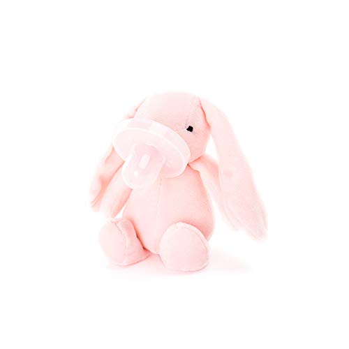 MinikOiOi Sleep Buddy - Pink Bunny - Lola 101010009 Chupete con peluche sleep buddy