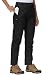YSENTO Damen Softshellhose Winter Wanderhose Skihose wasserdichte Warm Gefüttert Thermohose Outdoorhose Trekkinghose(Schwarz,M)