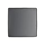 Gray Mini Fridge Silicone Mat Prevent Water Leakage, 25.6' x 25.6' x 0.8',Fridge Drip Tray for protection Washing Machines, Dryer, Mini Fridge, Wine Cabinet