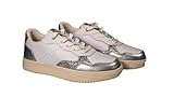 ALMA Chaussures Femme Selta White – Baskets Blanches Éco-Responsables | Style Élégant avec Détails Brillants | Confort Quotidien (Système Taille Chaussures EU, Adulte, Femme, Numérique, Moyen, 38)