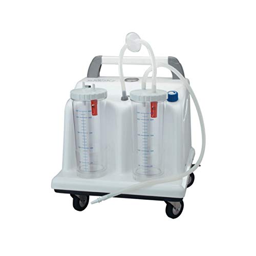Tobi 28216 quirúrgico aspirador clínica, 2 x 4L, 230 V, con interruptor de pie