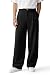 Heyfanee Anzughose Herren Baggy Bundfaltenhose Chino Hose für Männer Schwarz Business Lang Stoffhose 34W30L