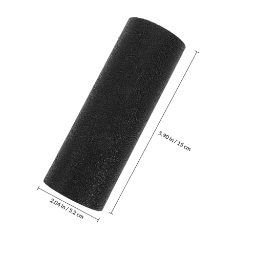Mini rodillo de espuma para yoga y relajación muscular, rodillo negro hueco para masaje profundo de tejidos, cilindro portátil para ejercicios de espalda y pantorrillas, ideal para uso en casa y gimnasio miniatura 2
