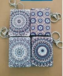 Star SAI Collection- Foldable Vanity Mirror with Mandala Evil Eye Fabric Cover, Portable Makeup and Travel Mirror, Lightweight Stylish Protective Design, Multicolor Pack of 1-image-10