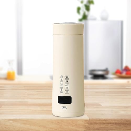 Tetera eléctrica portátil de acero inoxidable blanca miniatura 5