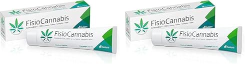 DEITERS - FisioCannabis 60 ml, Cremagel, Gel Recuperador Muscular, Pomada Antiinflamatoria, para Lesiones, Crema con Harpagofito, a Base de CBD (Paquete de 2)
