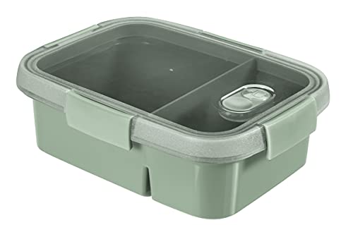CURVER,Smart,To Go Dual Lunch Box,(0.6L+0.3L),Light Green