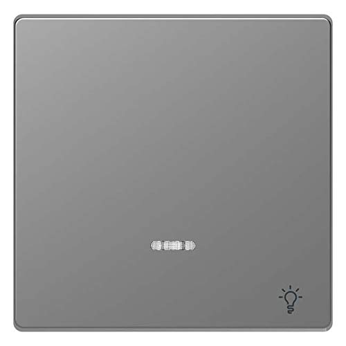 Merten MEG3322-6036 appareillage va-et-vient acier inoxydable plaque murale encastrable