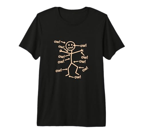 Pain Expression Character design Stick Figure featuring the classic 