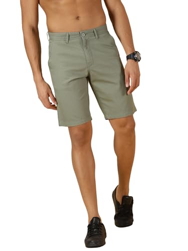 Image of Thomas Scott Men's | Solid | Chino Shorts | Regular Fit | Cotton Elastane | Above Knee | Casual Short