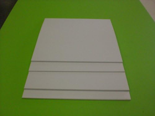 White Styrene Polystyrene Plastic Sheet .125" X24"X24" 1/8" Vacuum Forming Print