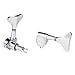 KAISH 4 String 18:1 Sealed Bass Tuners Bass Guitar Tuning Keys Tuning Machine Heads for Ibanez/Yamaha Style Acoustic/Electric Bass Chrome