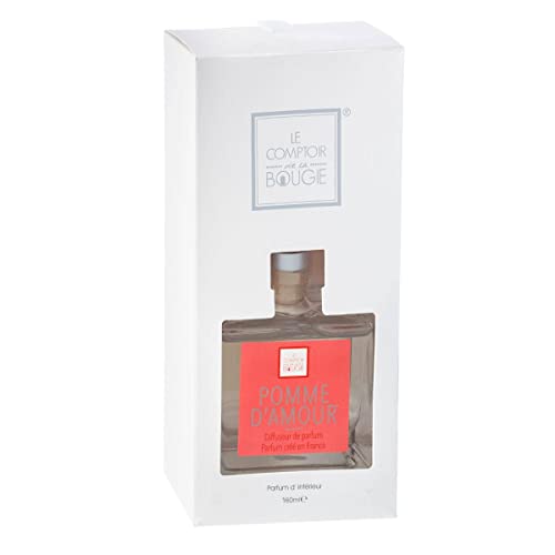 Diffuseur Elea Atmosphera design raffiné flacon en verre pomme d'amour 160mL - 4