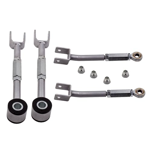 Bras de suspension arrière réglable Nissan 350Z 2003 acier renforcé rotules rigides