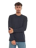 Rundhalsausschnitt BOSS ORANGE Herren Teebasiclong 10252536 01 Blau XX-Large