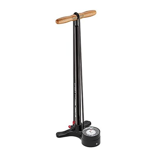 Lezyne Sport Floor Drive-Manómetro 3" 5 Bomba de pie Unisex Adulto Negro / Hi-Gloss