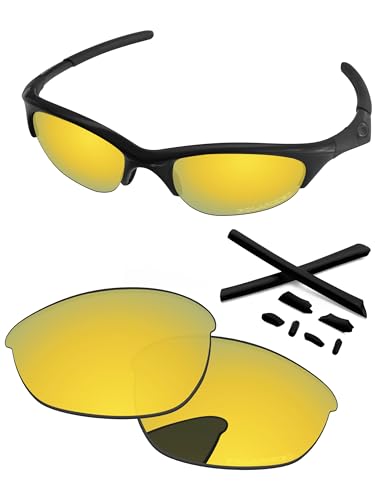 Image of Replacement Lenses & Rubber Kits for Oakley Half Jacket 60mm Sunglass - Precision Fit, UV Block & Impact Resistant
