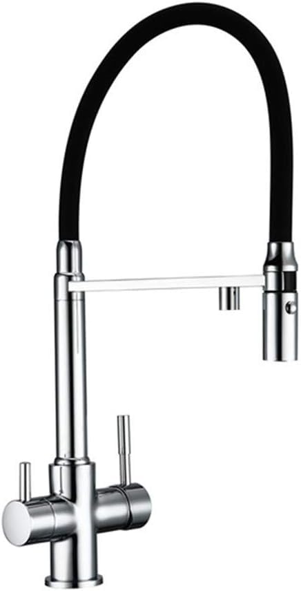 Robinet de lavabo à bec rétractable pour éliminer les impuretés de l'eau