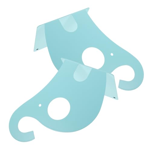 SEWACC Sujetalibros Metálico con Diseño de Azul Soporte Decorativo Antideslizante Multiusos para Libros Escritorio para Hogar Oficina y Biblioteca