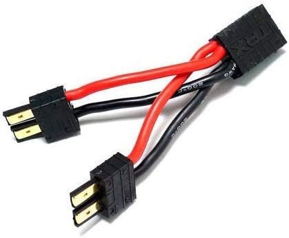 2pcs Traxxas TRX Parallel Battery Connector Cable for RC Multicopter Quadcopter Traxxas Racing Car Truck X-MAXX (2-Male to 1-Female) - Image 3