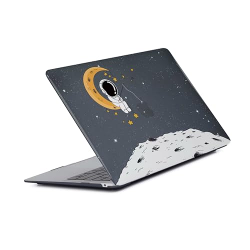 Coque MacBook Air 13 M1 étui de protection ultra-fin pour café bureau espace créatif astronaute
