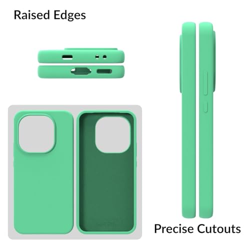 Image of SPRIG Compatible with IQOO 15 5G SilkTone Silicone Back Cover Drop Tested Shock Proof Mobile Case for Men, Women, Boys and Girls with Camera Protection (Pastel Green)