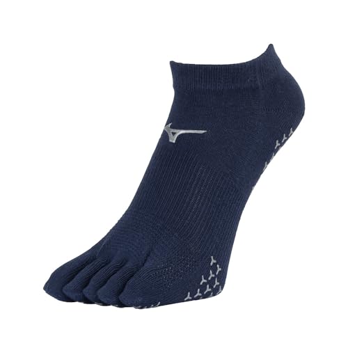 MIZUNO(ミズノ) ソックス 5本指 アンクル丈 滑り止め付き スポーツ 靴下 男女兼用