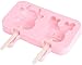 Produktbild Ice Pop Moulds-Maschine, Eis am Stiel-Maschine, 2-Grids Food Grade-Silikon-DIY Eiscreme-Form-Hersteller mit Deckeln und Sticks für den Hausgebrauch,B
