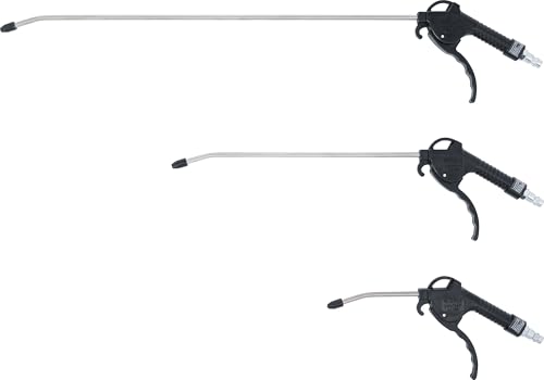 BGS Diy 3294 | Druckluft-Ausblaspistolen-Satz | 3-tlg. | 110 / 300 / 500 mm | Druckluftpistole / Ausblaspistole