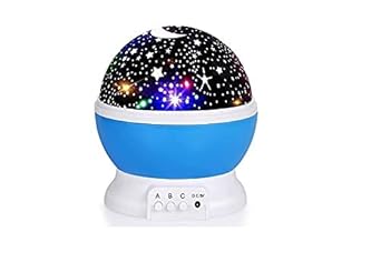 Hive - 360 Degree Rotating Star Moon Night Light Lamp, Star Master Colorful LED Galaxy Projector with USB Cable | Best Gift for Diwali, Birthday, Christmas (Pack of 1)