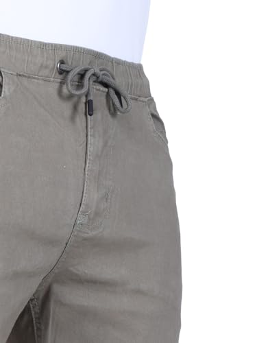 Image of Men's Cargo Pants with Pockets, Cotton Joggers, 6 Pocket Casual Trousers, Track Pants for Office and Parties, Comfortable