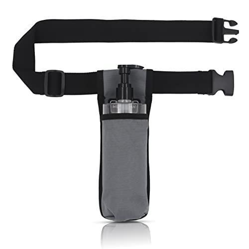 WEARWAN Massage Oil Holster, Adjustable and Durable Massage Holster, Stylish Massage Therapist Supplies (1B-Gray)