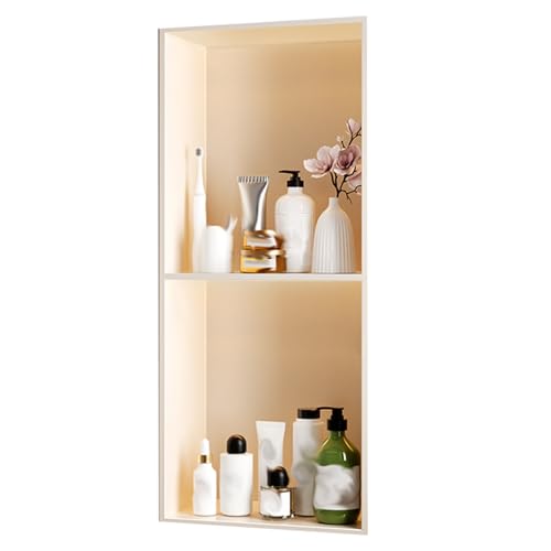 Niche de rangement de salle de bain sans carrelage en acier inoxydable durable
