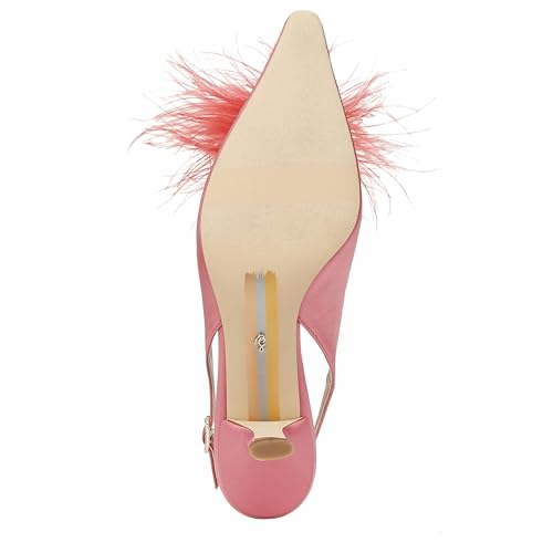 Image of Olive Bianka Feather Heels