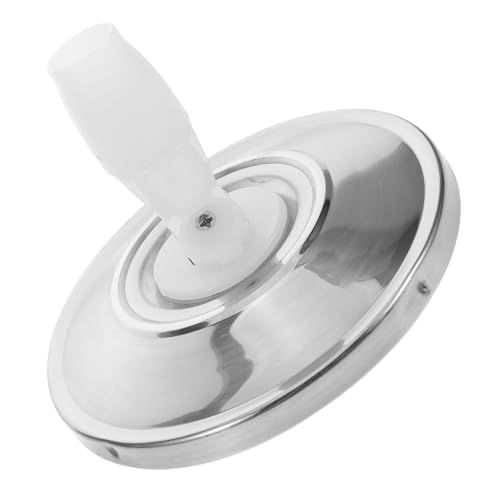 Mikikit Bandeja de Repuesto para fregona Fregar trapeador Giratorio Recargable Gire el trapeador para reemplazar Las Piezas Palo de trapeador Acero Inoxidable Silver