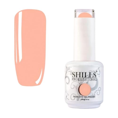 Image of Shills Professional Uv /Led Soak Off Gel Polish (Gel Nail Polish) Glossy Finish Nail Polish Color Shade 04, 15 Ml