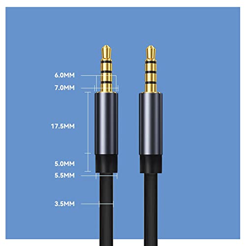 Covs 3.5Mm Audio Cable (3.3Ft/1M， Male To Male 4-Pole Hi-Fi Stereo Trrs Jack Aux Cord For Car，Headphones, Home Stereos, Speaker, Iphone, Ipad, Ipod, Echo, Android & More #TOP4