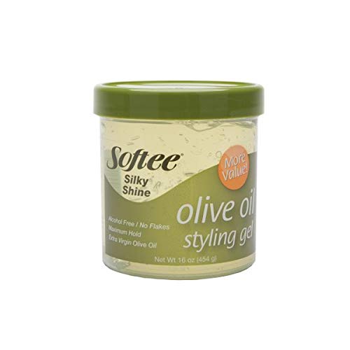 Softee Olive Oil Gel Styling Gel 16Oz (Pack of 2)