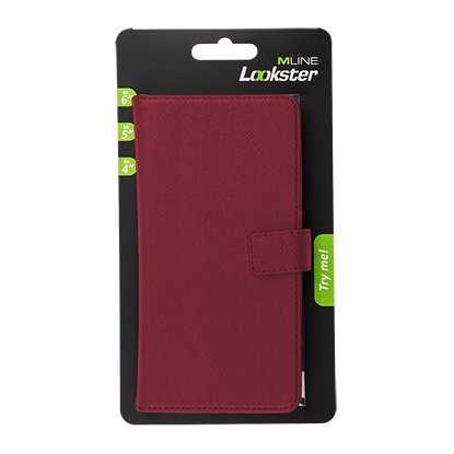 MLINE Lookster HLOOKSTER6PK Universal Book-Case up to 6 Inches Pink