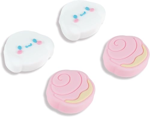 Kuitmor Lot de 4 capuchons de joystick en silicone souple compatible avec Switch/OLED/Lite