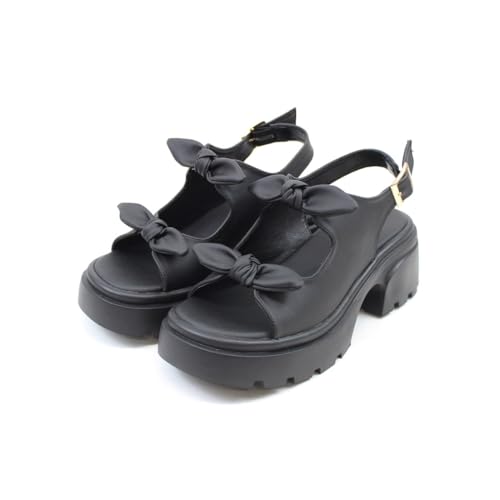 [Vivian] ����T���_�� ���f�B�[�X ���{�� �o�b�N �X�g���b�v V37000SM �u���b�N L(24.5-25.0)