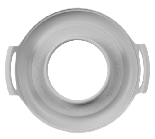 Microwave Cool Touch Caddy – Bowl & Plate Holder with Stay-Cool Handles | BPA-Free, Dishwasher Safe | Prevents Spills & Boil-Overs | Microwave Accessories for Hot Dishes & Kitchen Essentials