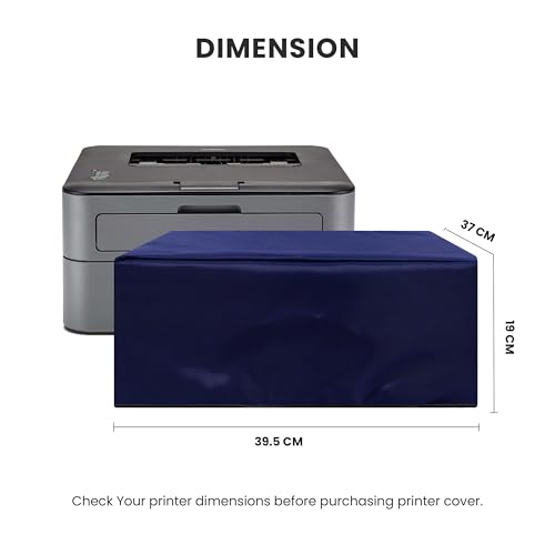 Image of Alifiya Dust Proof Washable Printer Cover for Brother HL-L2321D / HL-L2400D / HL-L2440DW / HL-B2080DW / HL-B2000D Laser- Blue